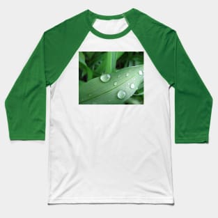 Water Droplets Baseball T-Shirt